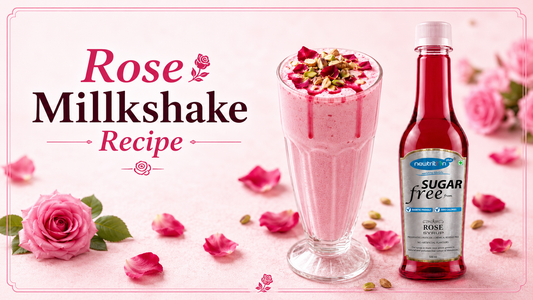 No Added Sugar - Rose Milkshake Recipe