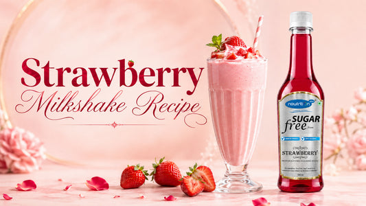 No Added Sugar - Strawberry Milkshake Recipe