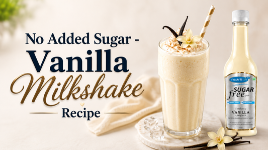 No Added Sugar - Vanilla Milkshake Recipe