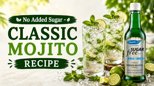 No Added Sugar – Classic Mojito Mocktail & Cocktail Recipe