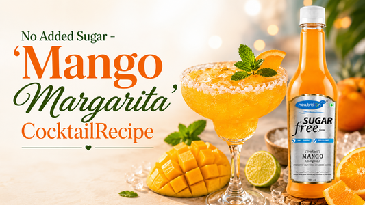 No Added Sugar – Mango Margarita Cocktail Recipe