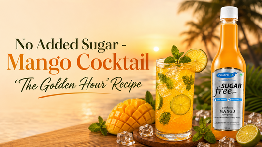 No Added Sugar – Mango Cocktail "The Golden Hour" Recipe