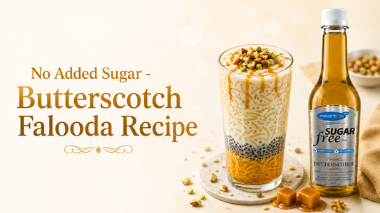 No Added Sugar - Butterscotch Falooda Recipe