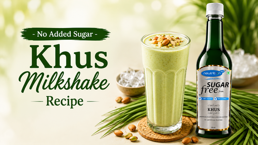 No Added Sugar - Khus Milkshake Recipe