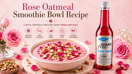 No Added Sugar - Rose & Oats Smoothie Bowl Recipe