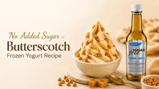 No Added Sugar - Butterscotch Frozen Yogurt Recipe