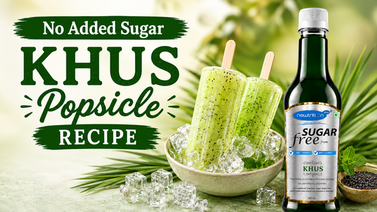 No Added Sugar - Khus Popsicle Recipe