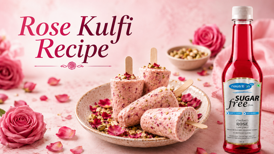 No Added Sugar - Rose Kulfi Recipe