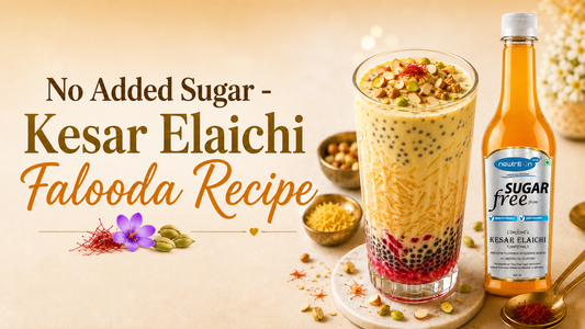 No Added Sugar - Kesar Elaichi Falooda Recipe