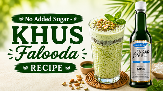 No Added Sugar - Khus Falooda Recipe