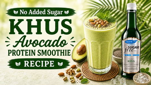 No Added Sugar - Khus Avocado Protein Smoothie