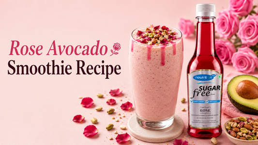 No Added Sugar - Rose Avocado Smoothie