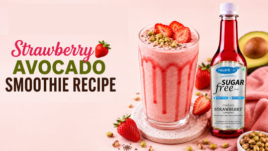 No Added Sugar - Strawberry Avocado Smoothie Recipe