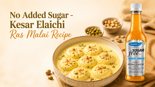 No Added Sugar - Kesar Elaichi Ras Malai Recipe