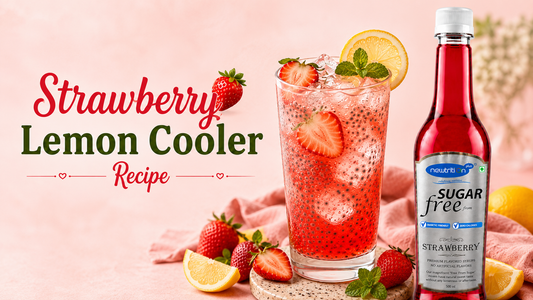 No Added Sugar - Strawberry Lemon Cooler Recipe