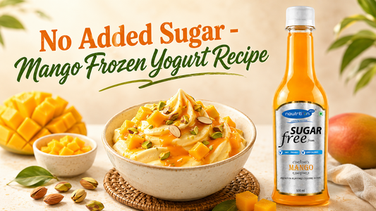 No Added Sugar - Frozen Mango Yogurt Recipe