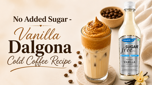 No Added Sugar – Dalgona Cold Coffee
