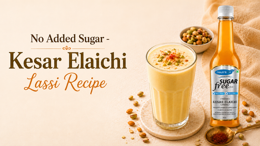 No Added Sugar - Kesar Elaichi Lassi Recipe