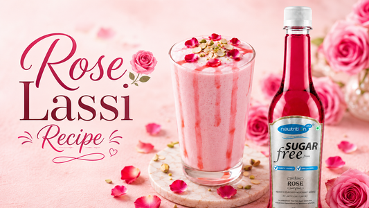 No Added Sugar - Rose Lassi Recipe