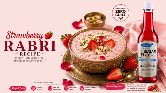 No Added Sugar - Strawberry Rabri Recipe