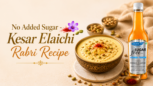 No Added Sugar - Kesar Elaichi Rabri Recipe