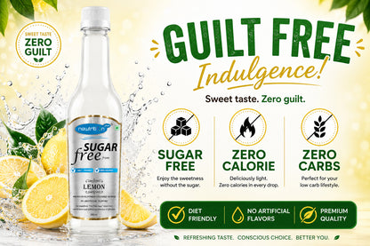 Lemon Sugar-Free Syrup for Lemonade & Mocktails
