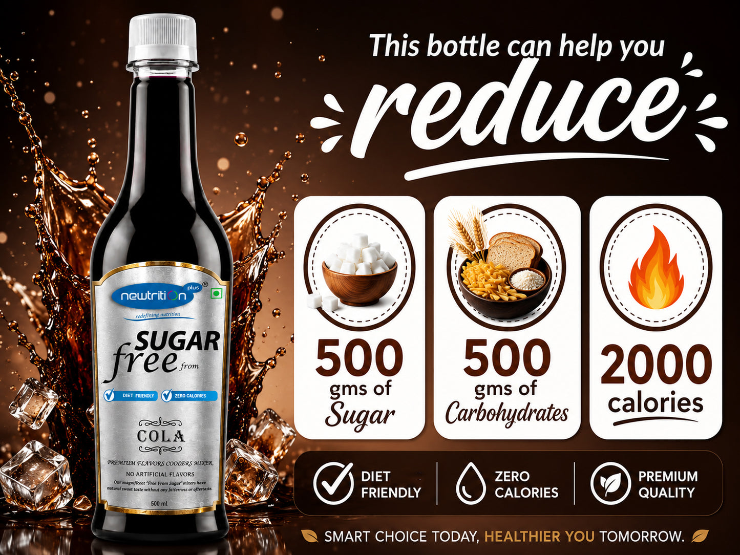 Cola Sugar-Free Syrup Drink Mixer