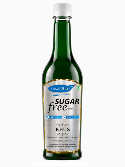 Khus Sugar-Free Syrup (Zero Calorie Cooling Drink Mixer)