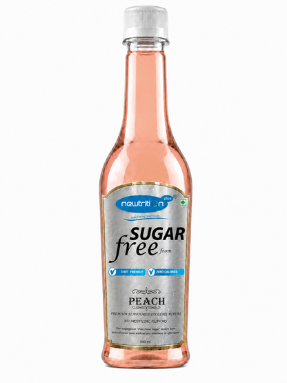 Peach Sugar-Free Syrup for Iced Tea & Mocktails