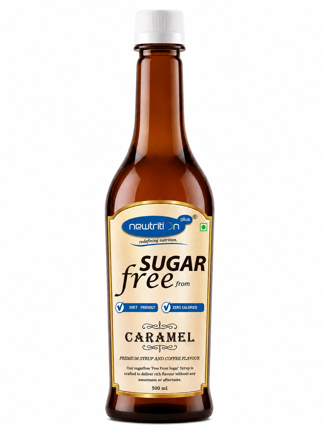 Caramel Sugar-Free Coffee Syrup Mixer (Zero Calorie & Keto)