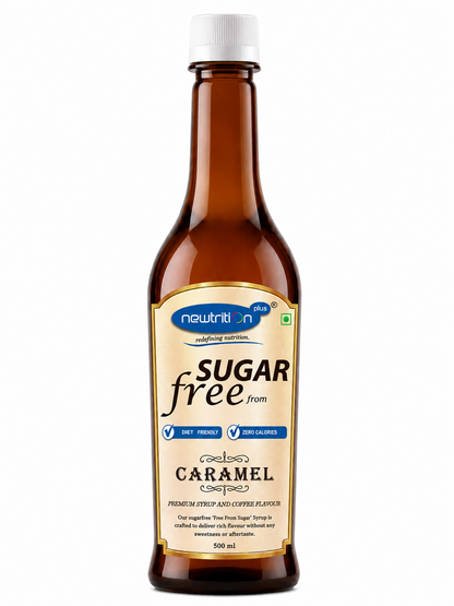Caramel Sugar-Free Coffee Syrup Mixer (Zero Calorie & Keto)