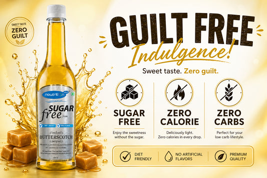 Butterscotch Sugar-Free Syrup for Milkshakes & Protein Shakes