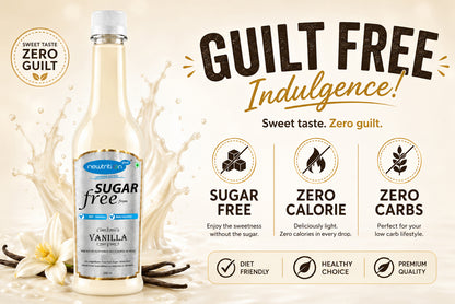 Vanilla Sugar-Free Syrup for Drinks & Desserts