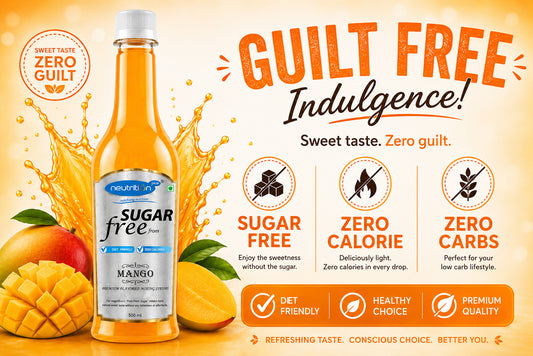 Mango Maaza Sugar-Free Syrup (Zero Calorie Drink Mixer)