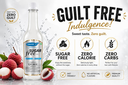 Lychee Sugar-Free Syrup (Zero Calorie Drink Mixer)