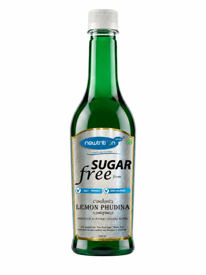 Lemon Phudina Sugar-Free Mocktail Syrup Mixer (Zero Calorie)