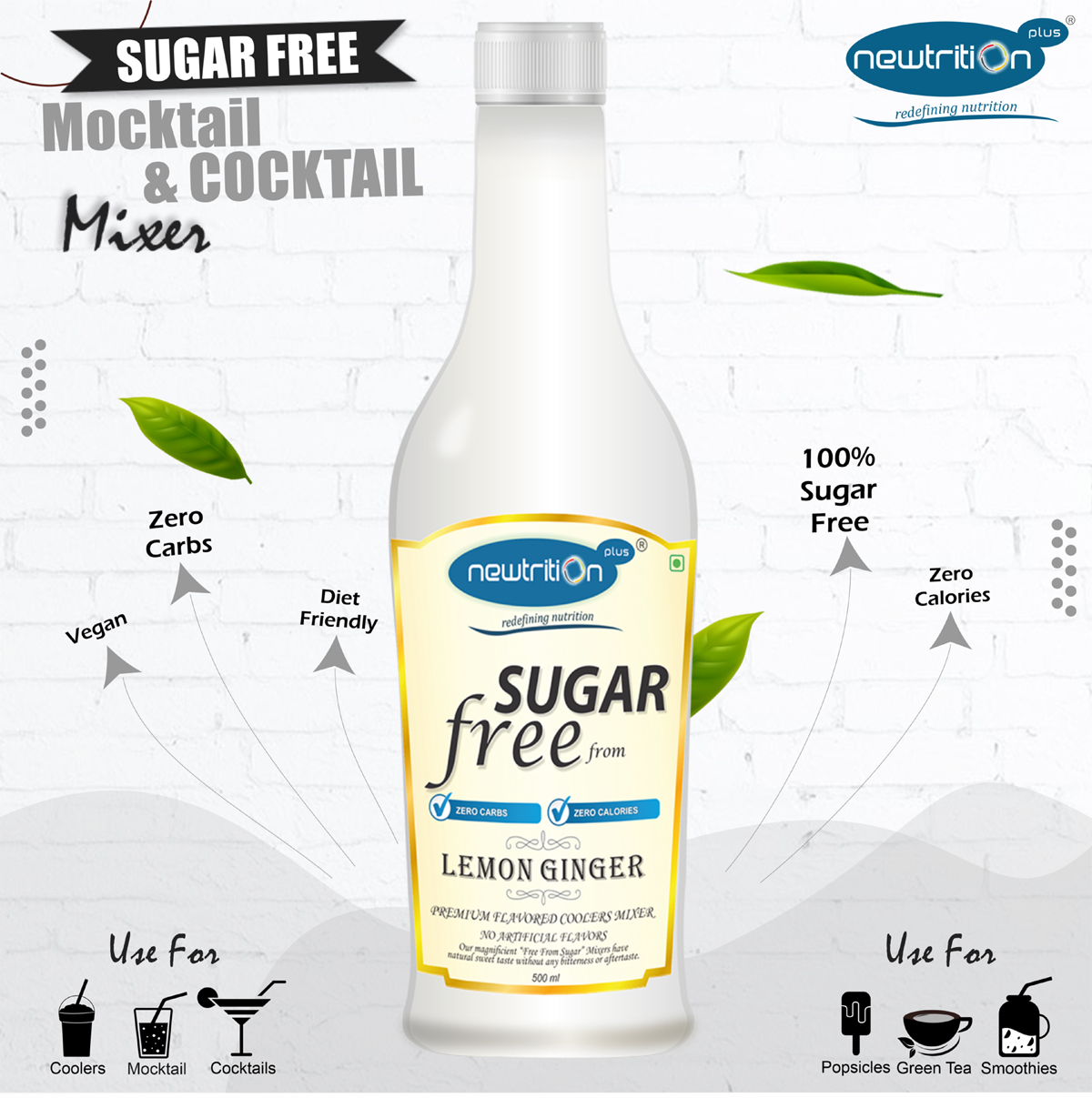 LEMON GINGER - SUGAR FREE SYRUP