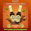 FIZZY JEERA MASALA SODA - Ready To Drink | 100% Sugar Free | Zero Calories | Zero Carbs | Vegan | Gluten Free (Pack of 6) – 330 ml each